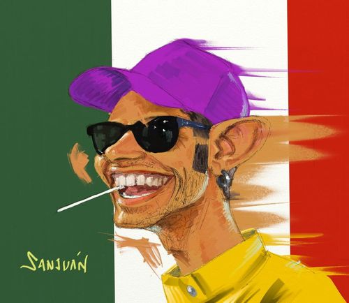 Cartoon: Valentino Rossi (medium) by sanjuan tagged valentino,rossi,thedoctor,ildottore