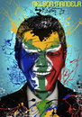 Cartoon: Nelson Mandela (small) by sebtahu4 tagged nelson mandela portrait