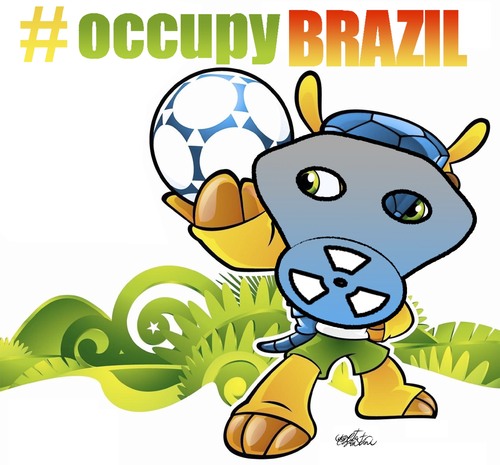 Cartoon: occupy brazil 04 (medium) by Political Comics tagged occupy,brazil