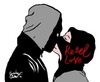Cartoon: Rebel Love (small) by Political Comics tagged rebel,love,occupay