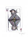Cartoon: Another New Card (small) by Raquel tagged games,card,woman,