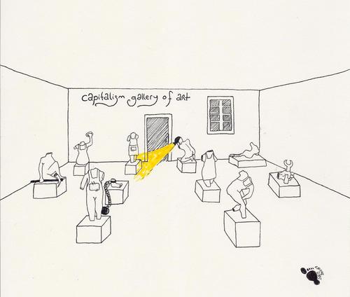 Cartoon: Capitalism Gallery of Art (medium) by adimizi tagged cizgi
