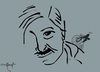 Cartoon: turhan selcuk (small) by duygu saracoglu tagged turhan selcuk
