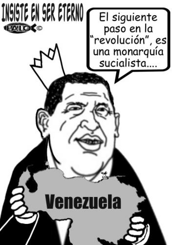 Cartoon: Insiste en ser eterno (medium) by Empapelador tagged venezuela,latinoamerica