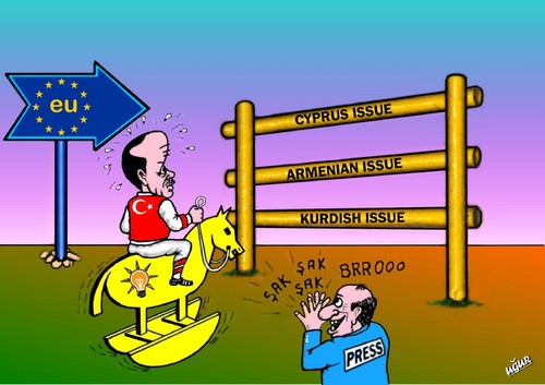 Cartoon: EU (medium) by ugur demir tagged mmm