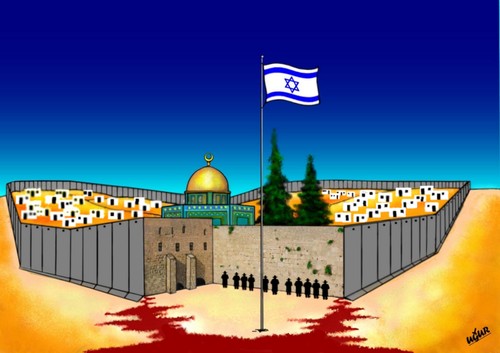 Cartoon: JERUSALEM (medium) by ugur demir tagged mm