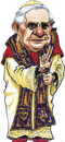 Cartoon: Pope Benedictus XVI (small) by jean gouders cartoons tagged pope pabst ratinger benedict xvi jean gouders