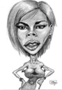 Cartoon: Posh Spice (small) by jean gouders cartoons tagged spice,girls,posh,victoria,beckham,jean,gouders