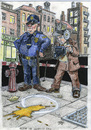 Cartoon: scene of Humptys fall (small) by jean gouders cartoons tagged ei,oef,egg,jean,gouders
