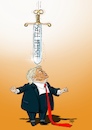 Cartoon: The sword of Damocles? (small) by jean gouders cartoons tagged trump,epstein,maga,pedophiles