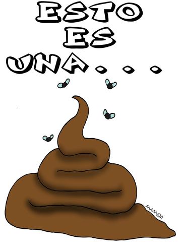 Cartoon: Esto es... (medium) by mmon tagged flies