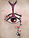 Cartoon: göz (small) by avarekadin tagged eye,rose,flower