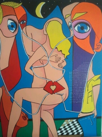 Cartoon: start with a kiss (medium) by cornagel tagged love,liefde,verliefd