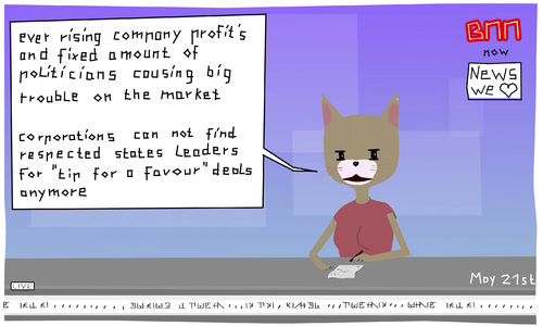 Cartoon: statesleaders shortage (medium) by Bonville tagged bnn,bonville,states,leaders