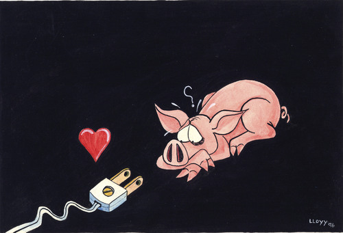 Cartoon: Platonic Love (medium) by lloyy tagged platonic,love,animals,humour,cartoon