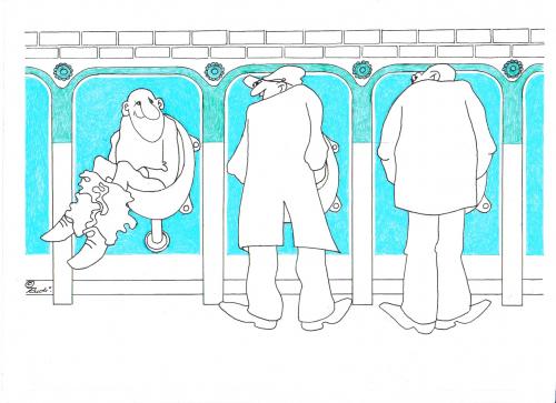 Cartoon: WC (medium) by ruditoons tagged umwelt,