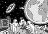 Cartoon: 2001 (small) by srba tagged space odyssey moon ecology