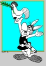 Cartoon: Peacemaker (small) by srba tagged asterix peace rooster