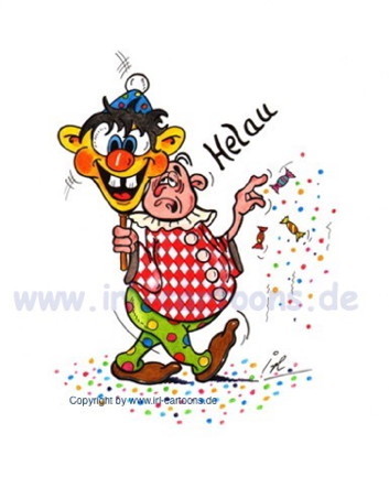 Cartoon: Helauuuu..... (medium) by irlcartoons tagged altweiberfasching,fastnacht,karneval,düsseldorf,mainz,schwarzwald,hochburg,verkleidung,umzug,karnevalsumzug,verein,bonbons,süßigkeiten,fasnet,brauch,venedig,rio,köln,spielverderber