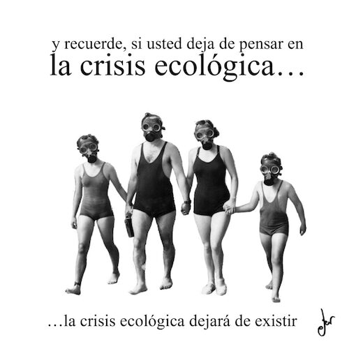 Cartoon: 1.10 Crisis ecologica (medium) by german ferrero tagged ecologico,crisis,ecologia,vox,negacionistas,cop28