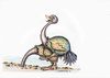 Cartoon: ostrich sex (small) by charlly tagged ostrich sex