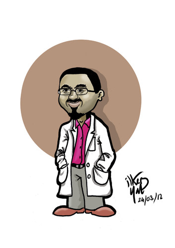 Cartoon: portrait cartoon (medium) by ilker yati tagged portraits