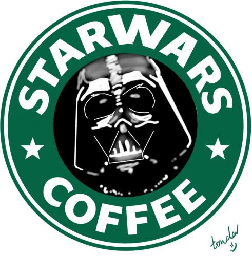 Cartoon: Star Wars Coffee (medium) by Bravemaina tagged star,wars,coffee