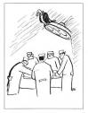 Cartoon: Awaiting (small) by Mihail tagged surgery,death,operation,vulture,doctors,