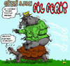 Cartoon: detective elephant modus (small) by aceratur tagged detective,elephant,modus