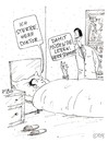 Cartoon: Akzeptanz (small) by Christian BOB Born tagged sterben leben tod ende krankheit klinik visite arzt patient akzeptanz endlichkeit ohjemine
