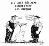 Cartoon: Die unerträgliche Leichtigkeit (small) by Christian BOB Born tagged schwein,sein,leben,