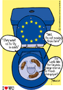 Cartoon: Talks shit MEP (small) by marcosymolduras tagged european,government,parliament,meps