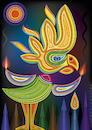 Cartoon: FireBird 2026 (small) by constable tagged birds,fires,symbolic,metaphors,colors,fantasy,illustration,vectors
