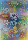 Cartoon: Flow Of Opinions (small) by constable tagged flows,opinions,fishes,communications,colors,fantasy