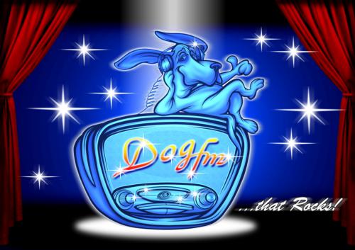 Cartoon: dog-fm (medium) by elle62 tagged logo,band