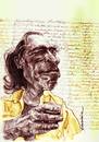 Cartoon: Charles Bukowski (small) by hakanarslan tagged charlesbukowski,hakanarslan