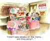 Cartoon: Pizzeria (small) by LAINO tagged pizzapitch