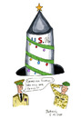 Cartoon: Bomben Weihnacht (small) by Blogrovic tagged adventskalender,us,army,atombome,rakete,atom,weihnachten,christbaum