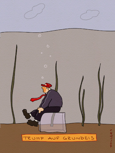 Cartoon: Grundeis (medium) by hollers tagged trump,eis,arsch,auf,grundeis,völkerrecht,grönland,venezuela,demokratie,trump,eis,arsch,auf,grundeis,völkerrecht,grönland,venezuela,demokratie