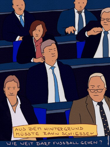 Cartoon: Public Viewing (medium) by hollers tagged rahn,müsste,schießen,fußball,afd,fraktion,1954,endspiel,weltmeisterschaft,rahn,müsste,schießen,fußball,afd,fraktion,1954,endspiel,weltmeisterschaft