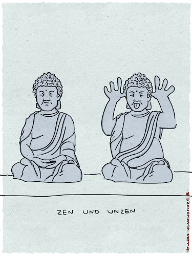 Cartoon: Zen (medium) by hollers tagged zen,buddha,buddhismus,zenbuddhismus,religion,unsinn,sinn,zen,buddha,buddhismus,zenbuddhismus,religion,unsinn,sinn