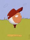 Cartoon: MAGA (small) by hollers tagged golf,gulf,of,america,mexico,usa,democracy,sports,trump
