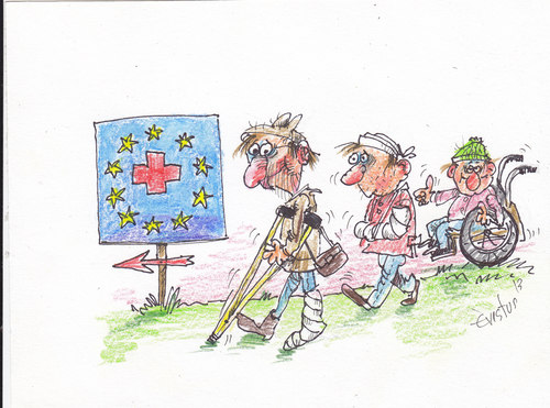 Cartoon: European (medium) by Erki Evestus tagged european