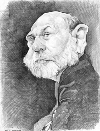 Cartoon: Ben  S. Bernanke. (medium) by salnavarro tagged caricature,pencil,us,financial