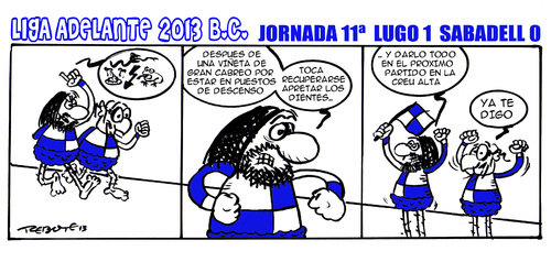 Cartoon: Division Maldita 11 (medium) by rebotemartinez tagged liga,sabadell,adelante