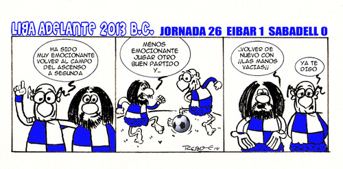 Cartoon: Division Maldita 26 (medium) by rebotemartinez tagged liga,adelante,sabadell