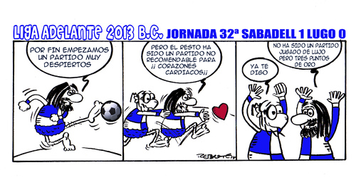 Cartoon: Division Maldita 32 (medium) by rebotemartinez tagged liga,adelante,sabadell