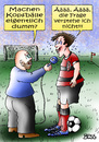 Cartoon: Ääää (small) by besscartoon tagged fussball,kopfball,dumm,sport,rtf,ssv,reutlingen,interview,bess,besscartoon