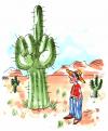 Cartoon: Kaktus (small) by besscartoon tagged mann,wüste,stinkefingernatur,kaktus,bess,besscartoon