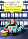Cartoon: Castor-Transport (small) by besscartoon tagged kernenergie,atommüll,drk,notrufzentrale,kerntechnik,castor,transport,bess,besscartoon